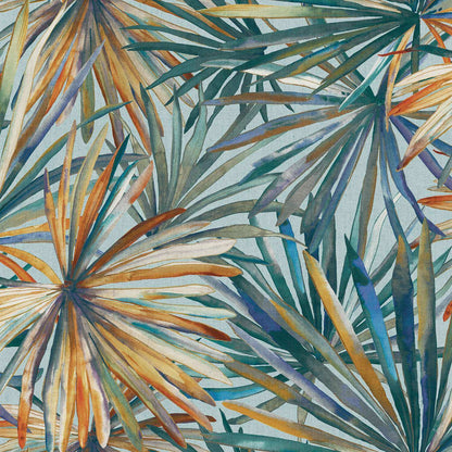 A-Street Prints Portofino Corifa Palm Leaf Wallpaper - Sea Green
