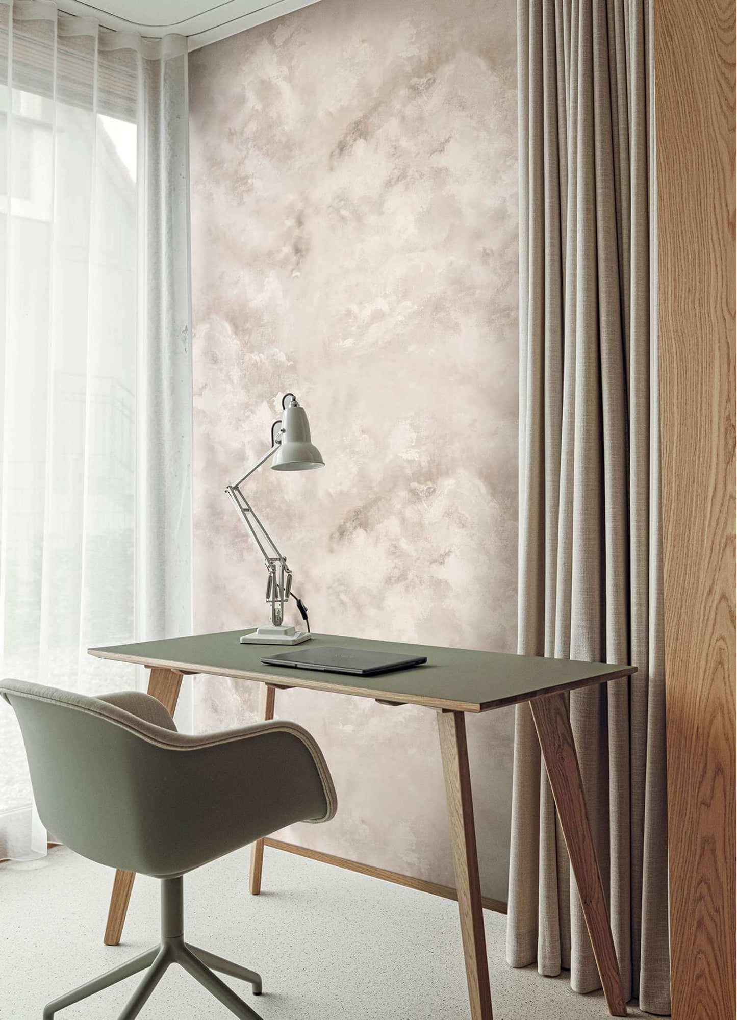A-Street Prints Portofino Aria Abstract Wallpaper - Neutral