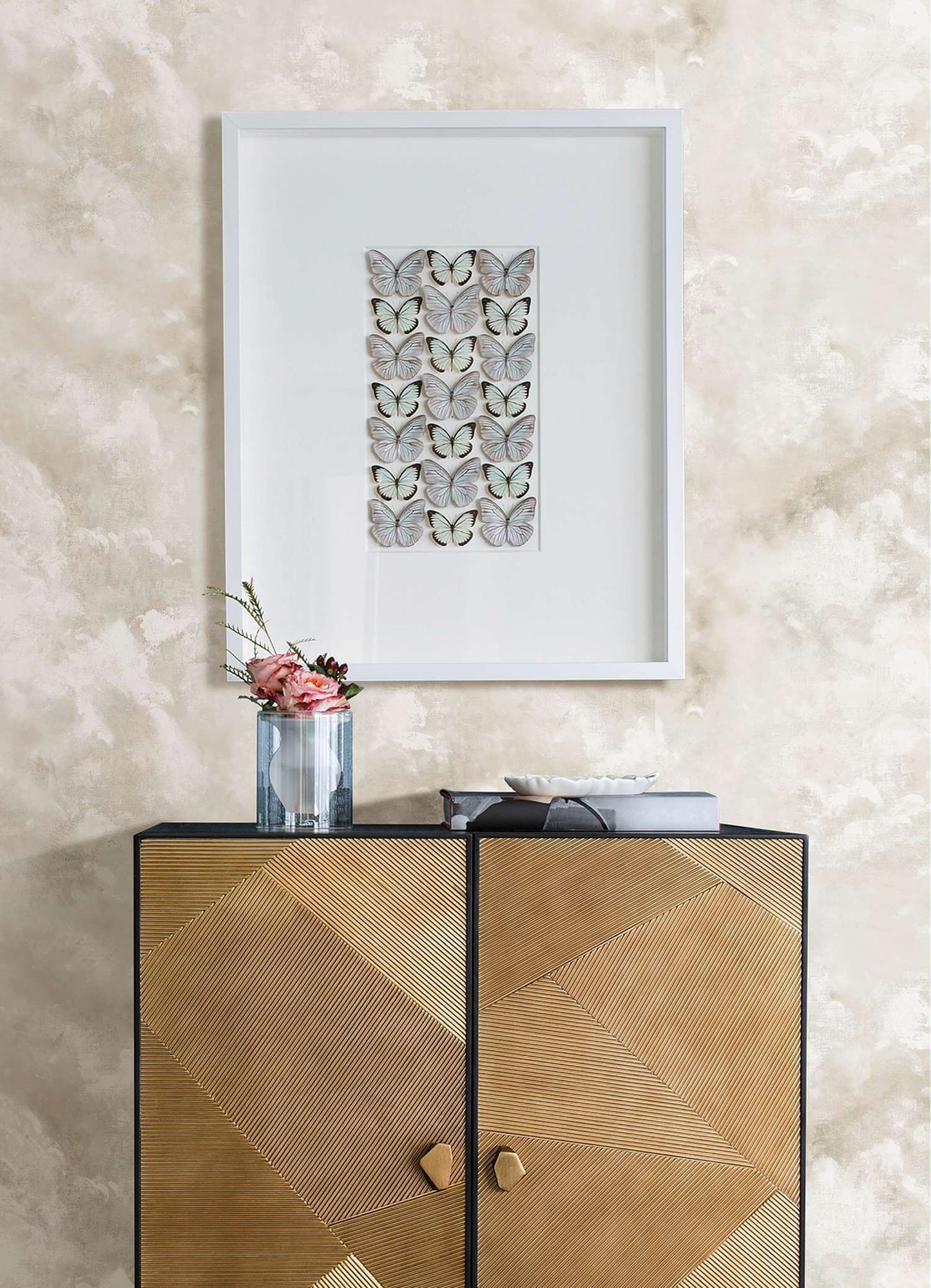 A-Street Prints Portofino Aria Abstract Wallpaper - Neutral
