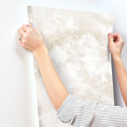 A-Street Prints Portofino Aria Abstract Wallpaper - Neutral