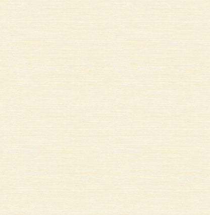 A-Street Prints Kaleidoscope Agave Faux Grasscloth Wallpaper Sample - Light Yellow