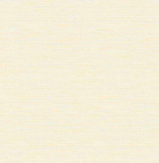 A-Street Prints Kaleidoscope Agave Faux Grasscloth Wallpaper - Light Yellow
