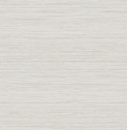 A-Street Prints Kaleidoscope Barnaby Faux Grasscloth Wallpaper Sample - Off White