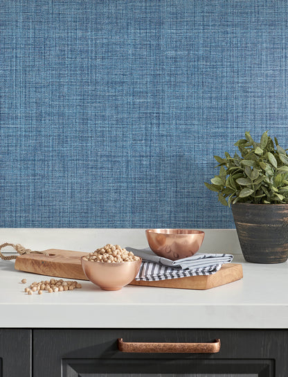 A-Street Prints Kaleidoscope Lanister Wallpaper Sample - Blue