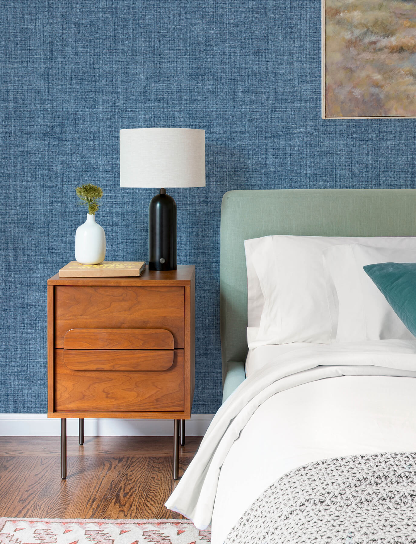 A-Street Prints Kaleidoscope Lanister Wallpaper Sample - Blue