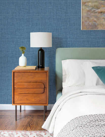 A-Street Prints Kaleidoscope Lanister Wallpaper Sample - Blue