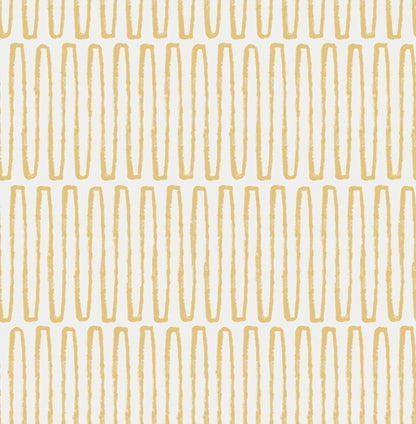 A-Street Prints Kaleidoscope Lars Wallpaper Sample - Mustard
