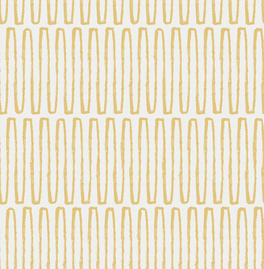 A-Street Prints Kaleidoscope Lars Wallpaper - Mustard