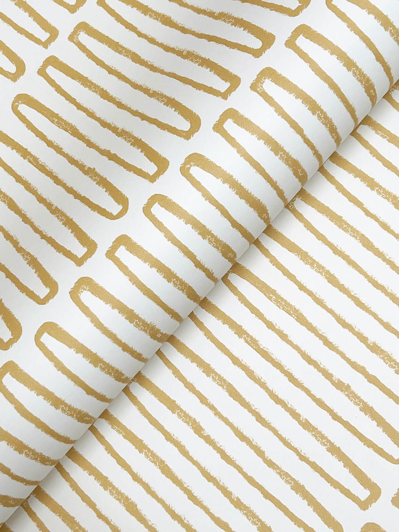 A-Street Prints Kaleidoscope Lars Wallpaper Sample - Mustard