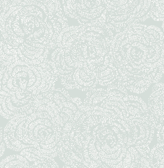 A-Street Prints Kaleidoscope Ambroise Floral Wallpaper - Seafoam