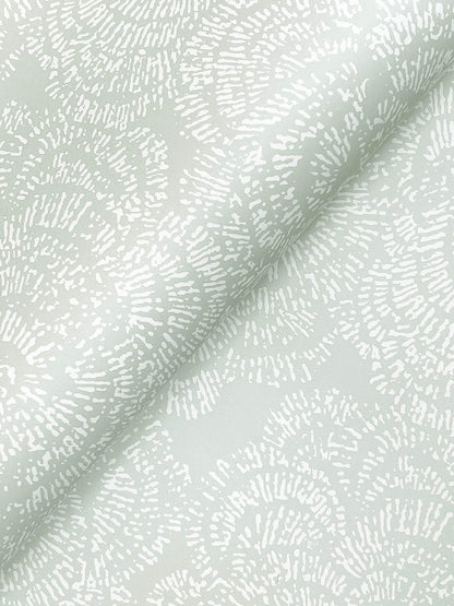 A-Street Prints Kaleidoscope Ambroise Floral Wallpaper Sample - Seafoam