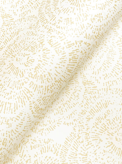 A-Street Prints Kaleidoscope Ambroise Floral Wallpaper Sample - Butter