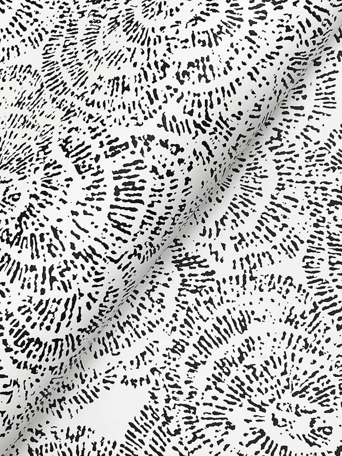 A-Street Prints Kaleidoscope Ambroise Floral Wallpaper Sample - Black