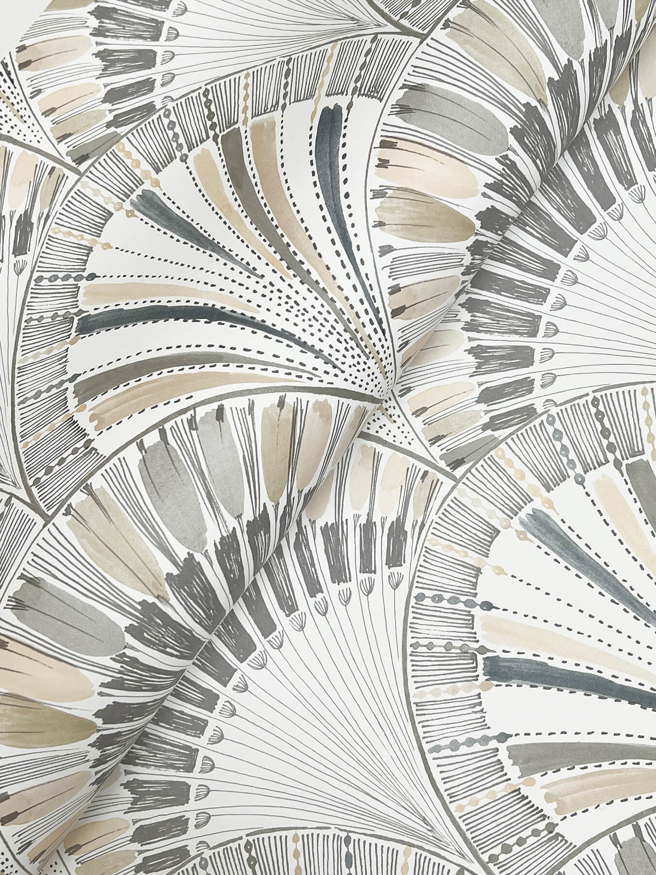 A-Street Prints Kaleidoscope Myla Wallpaper Sample - Neutral