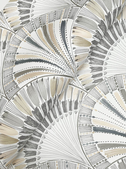 A-Street Prints Kaleidoscope Myla Wallpaper Sample - Neutral