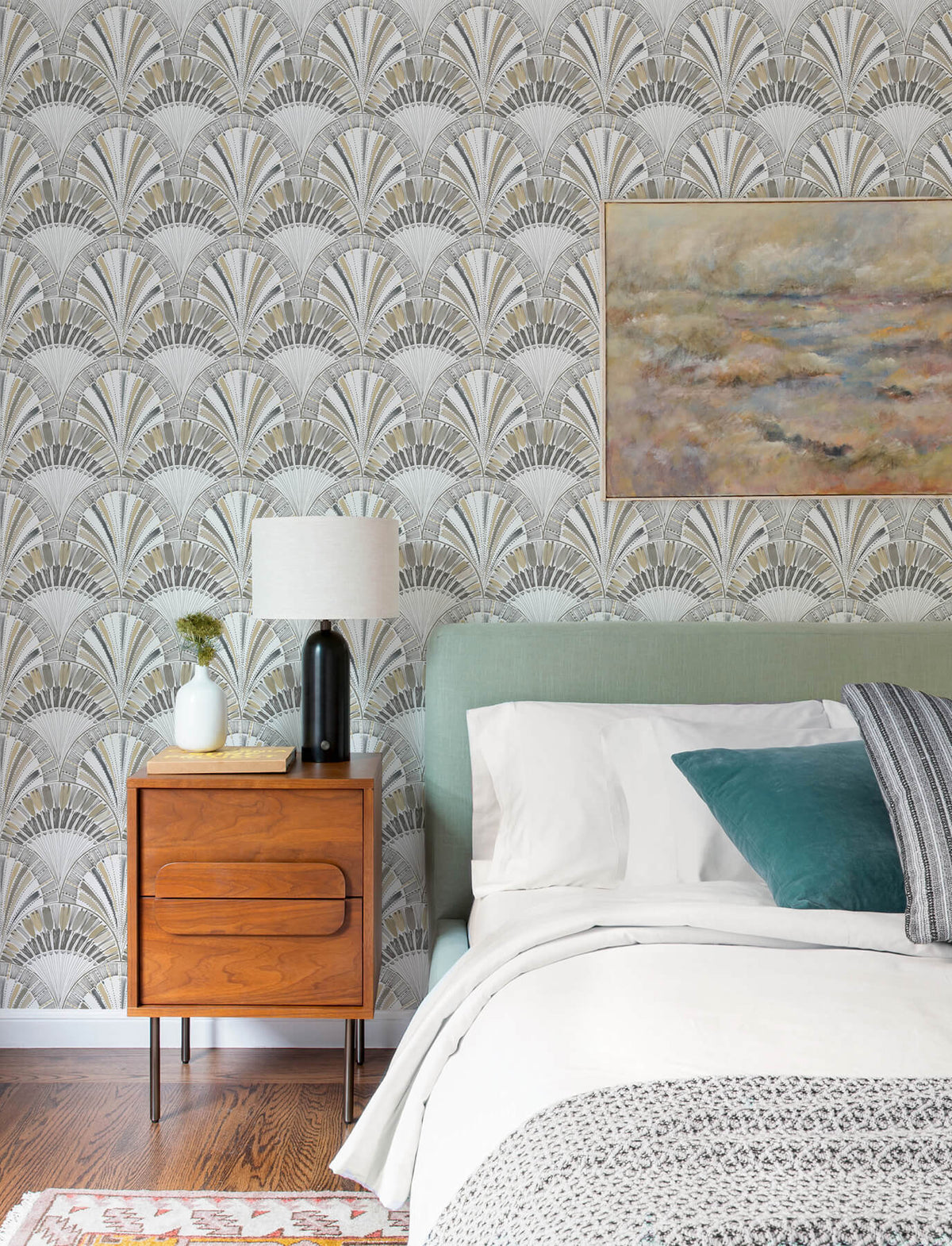 A-Street Prints Kaleidoscope Myla Wallpaper Sample - Neutral