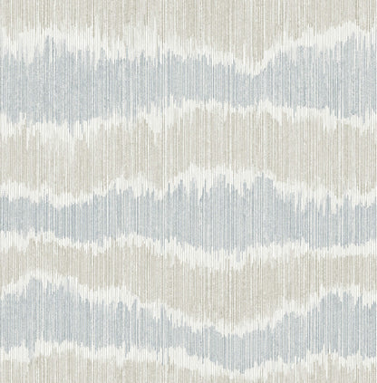 A-Street Prints Kaleidoscope Wiggle Wallpaper Sample - Sky Blue