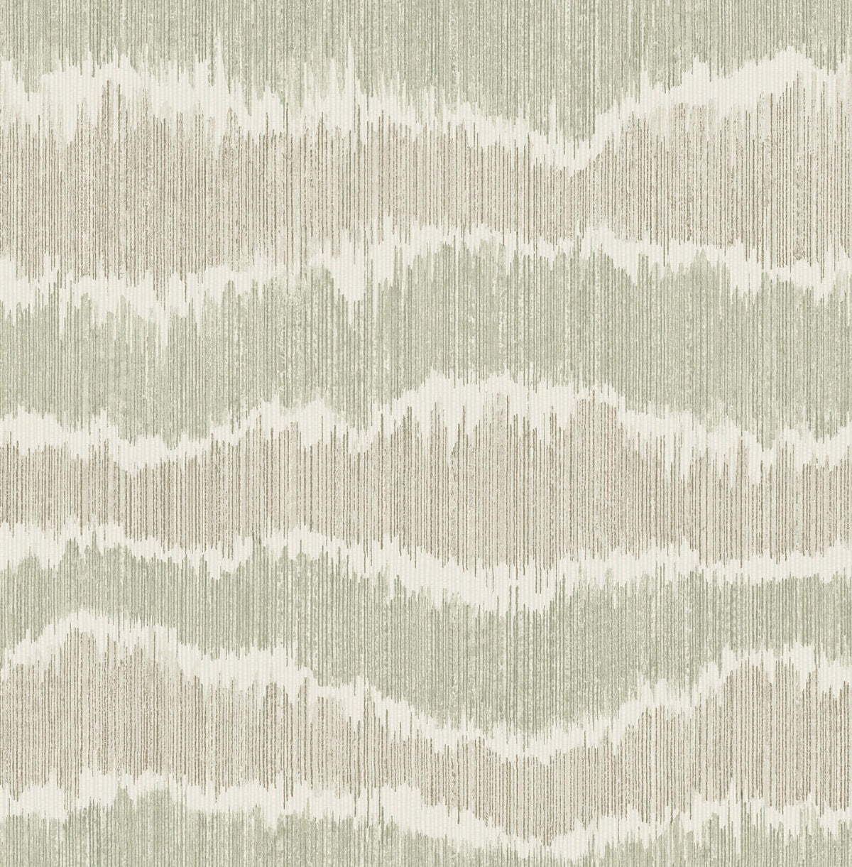 A-Street Prints Kaleidoscope Wiggle Wallpaper Sample - Green