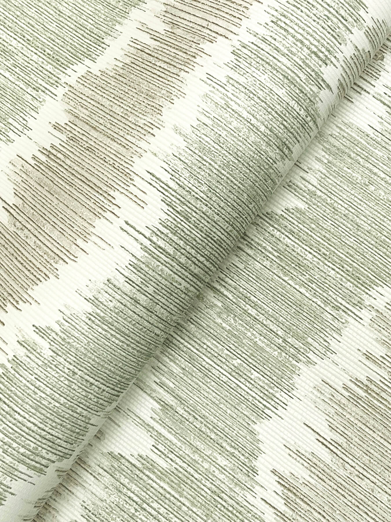 A-Street Prints Kaleidoscope Wiggle Wallpaper Sample - Green