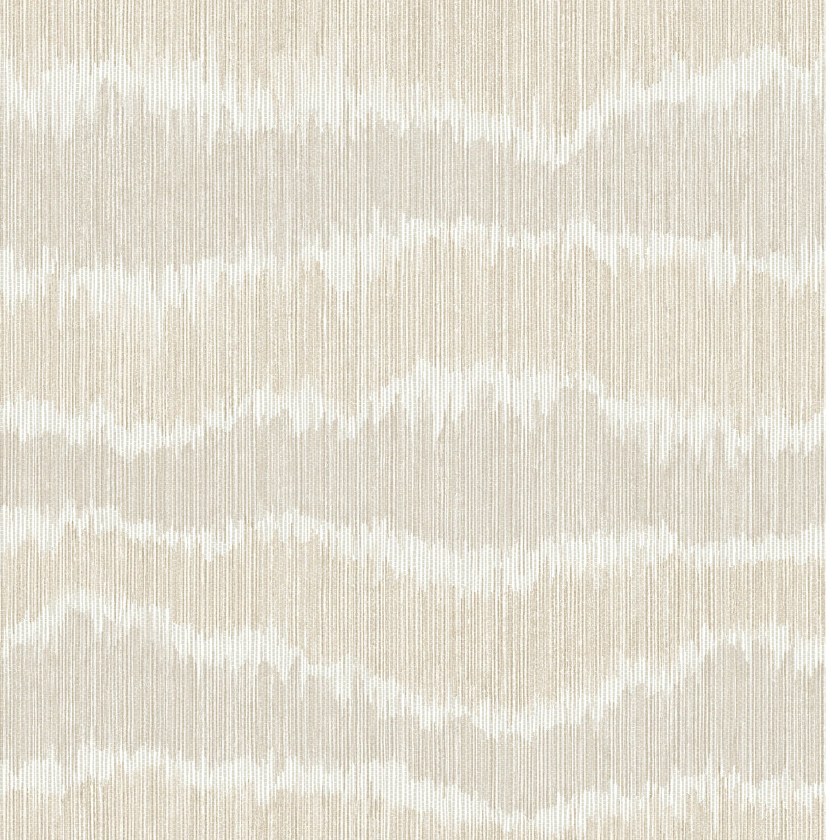 A-Street Prints Kaleidoscope Wiggle Ikat Wallpaper - Neutral