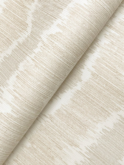 A-Street Prints Kaleidoscope Wiggle Ikat Wallpaper - Neutral