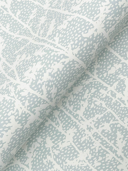 A-Street Prints Kaleidoscope Layton Vines Wallpaper Sample - Light Blue