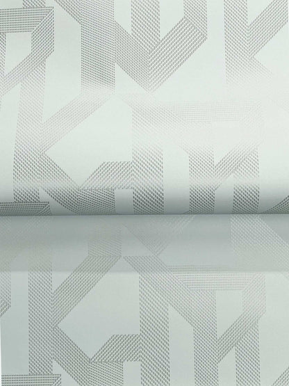 A-Street Prints Moderne Deco Franz Geometric Wallpaper - Light Blue