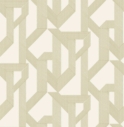 A-Street Prints Moderne Deco Franz Wallpaper Sample - Gold