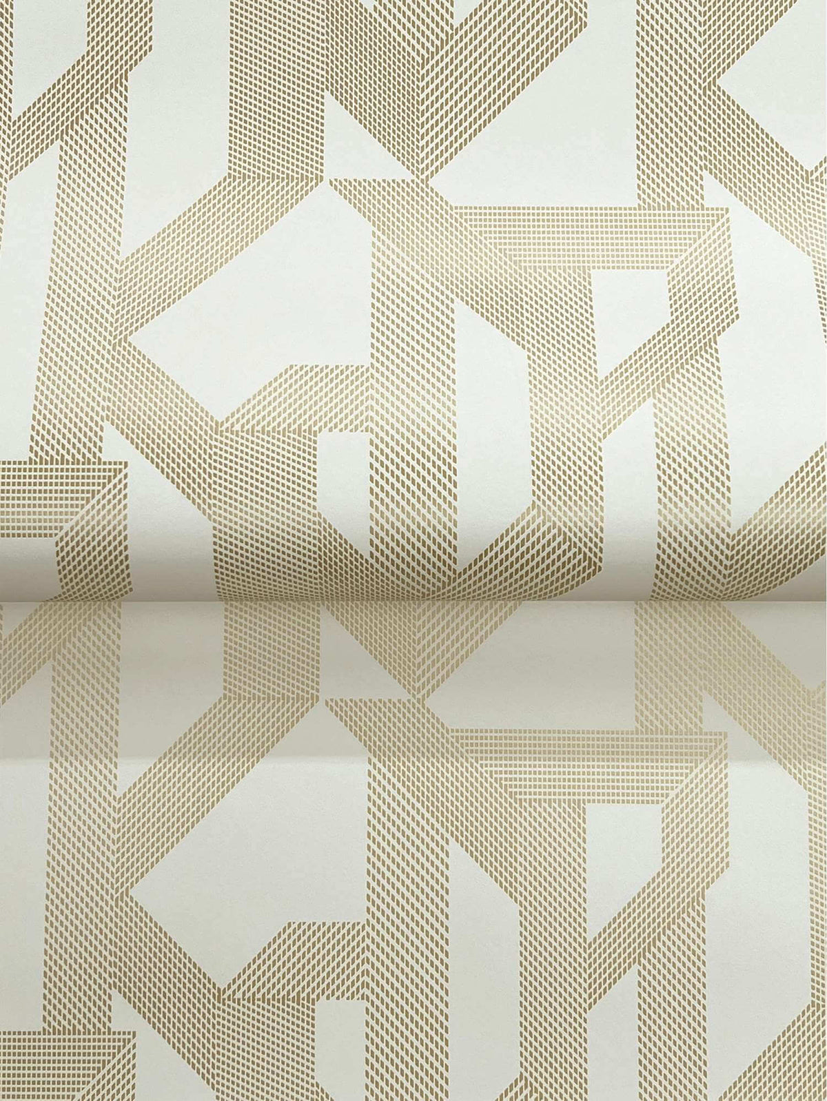 A-Street Prints Moderne Deco Franz Wallpaper Sample - Gold