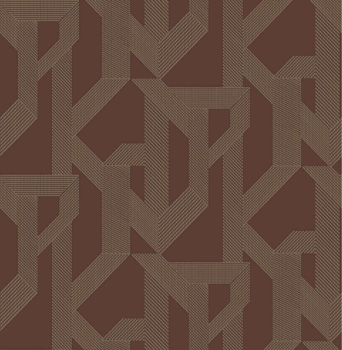 A-Street Prints Moderne Deco Franz Wallpaper Sample - Maroon