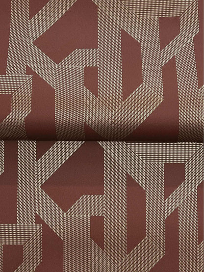 A-Street Prints Moderne Deco Franz Wallpaper Sample - Maroon