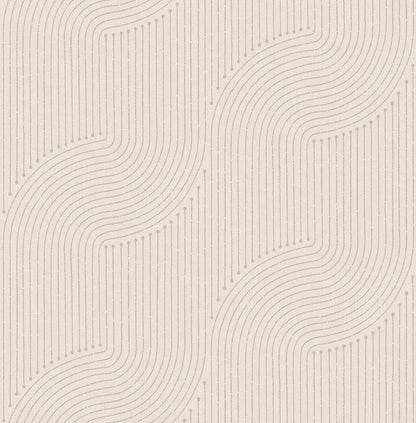 A-Street Prints Moderne Deco Braddock Wallpaper Sample - Dove