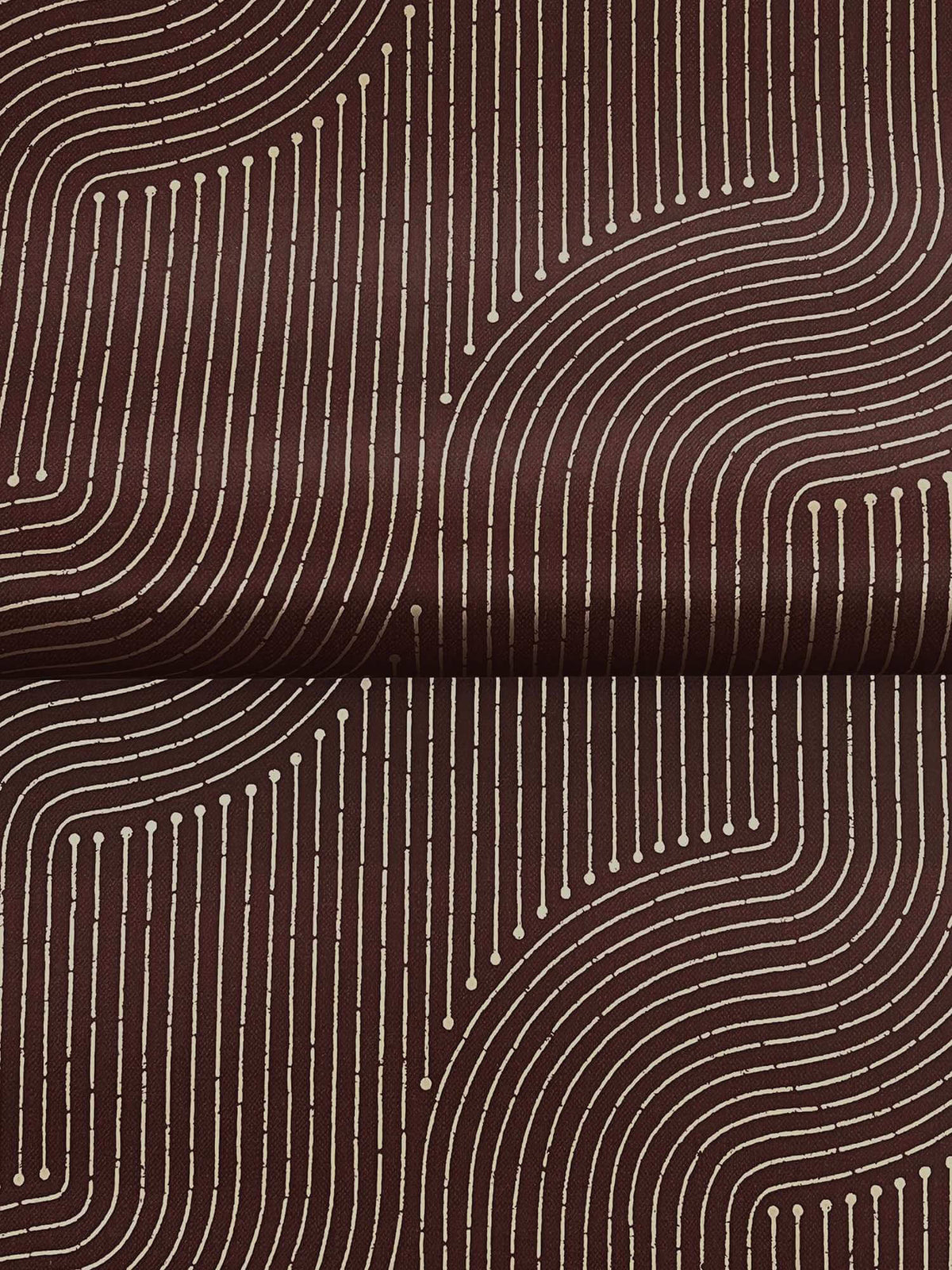 A-Street Prints Moderne Deco Braddock Wallpaper Sample - Merlot