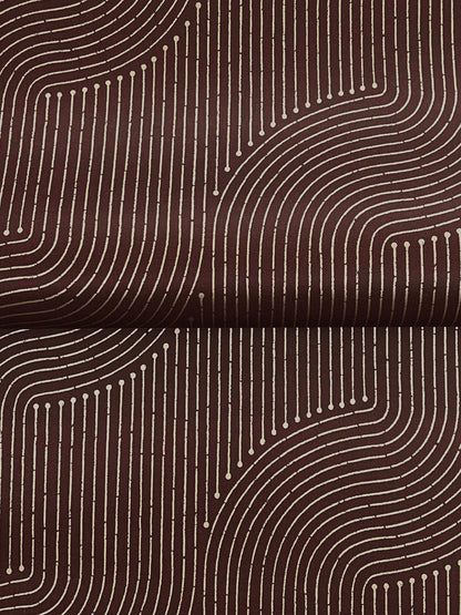 A-Street Prints Moderne Deco Braddock Wallpaper Sample - Merlot