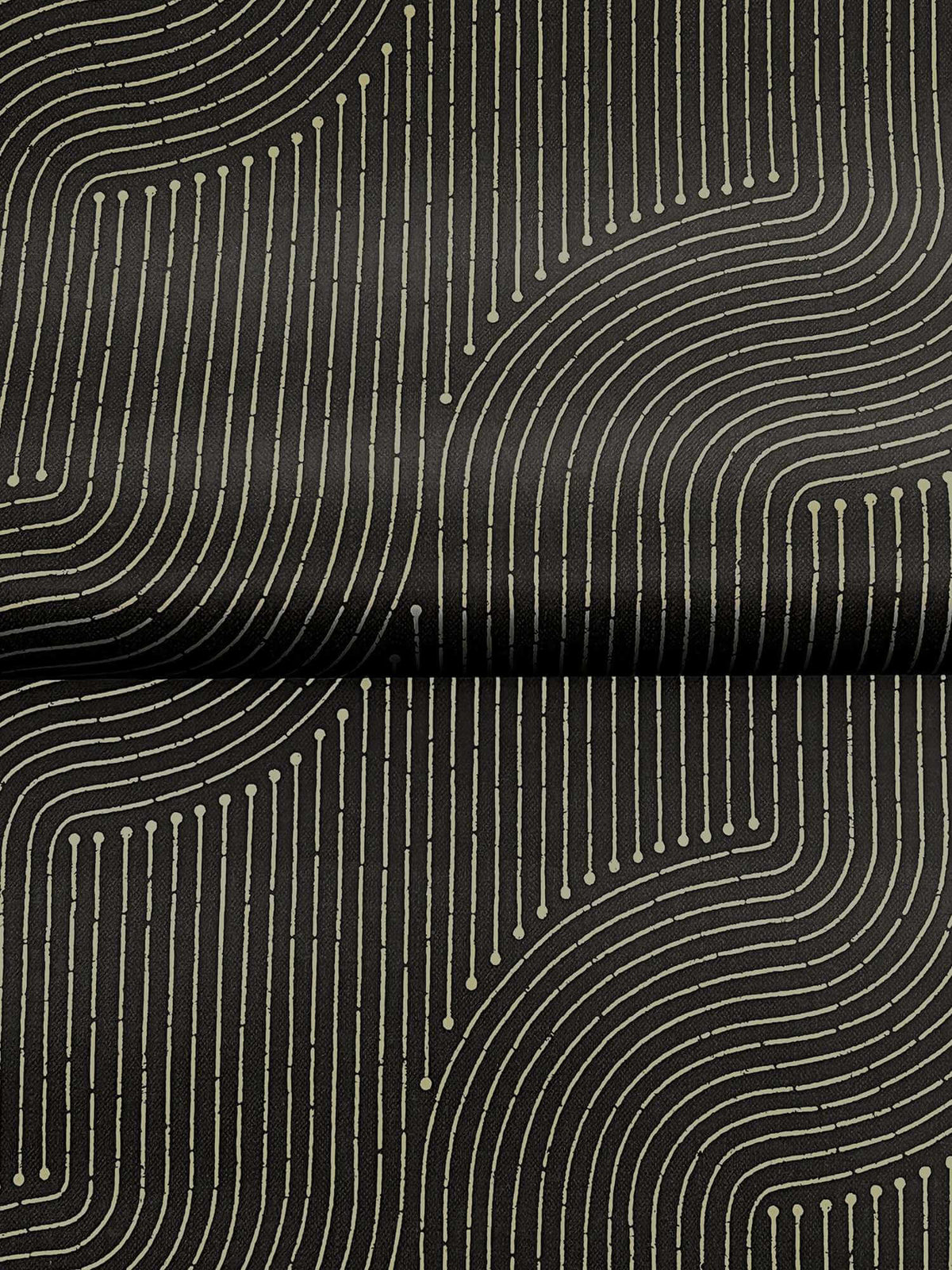 A-Street Prints Moderne Deco Braddock Wallpaper Sample - Black