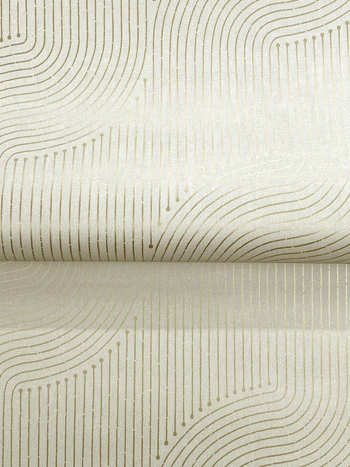 A-Street Prints Moderne Deco Braddock Wallpaper Sample - Gold