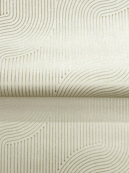 A-Street Prints Moderne Deco Braddock Wallpaper Sample - Gold