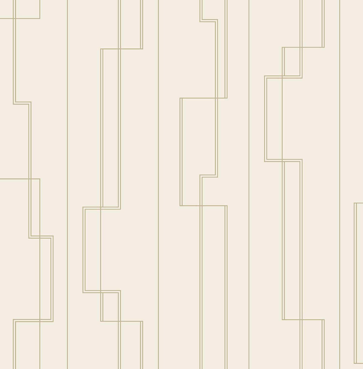 A-Street Prints Moderne Deco Anson Wallpaper Sample - Ivory