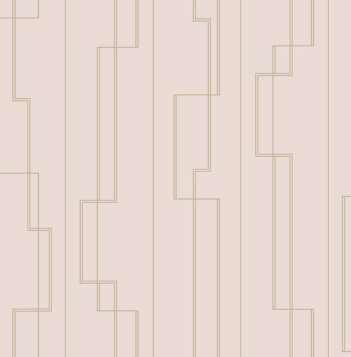 A-Street Prints Moderne Deco Anson Wallpaper Sample - Blush