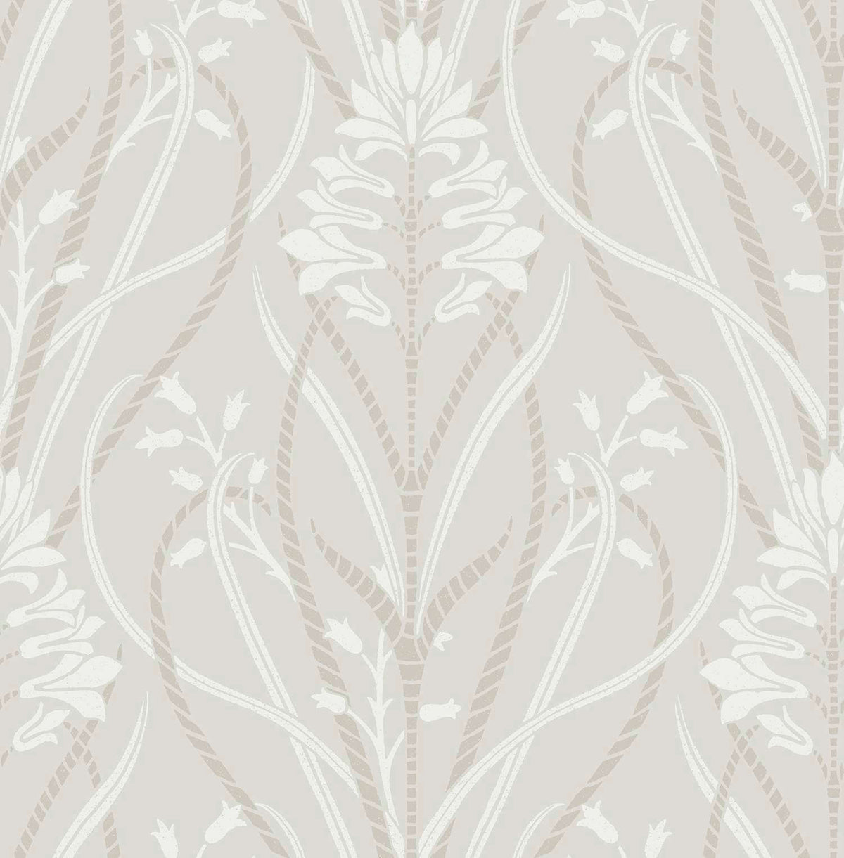 A-Street Prints Moderne Deco Rosalind Wallpaper - Dove
