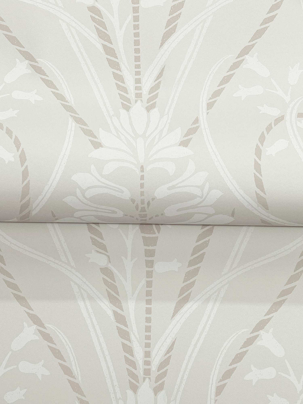 A-Street Prints Moderne Deco Rosalind Wallpaper - Dove