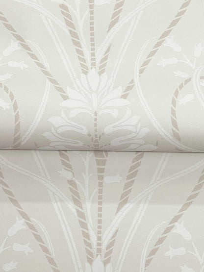 A-Street Prints Moderne Deco Rosalind Wallpaper - Dove