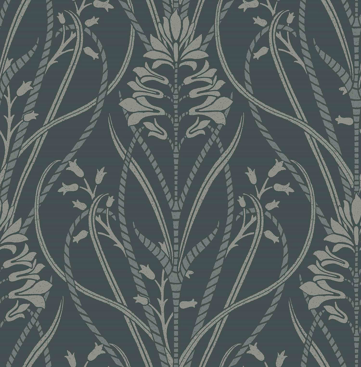 A-Street Prints Moderne Deco Rosalind Wallpaper - Teal