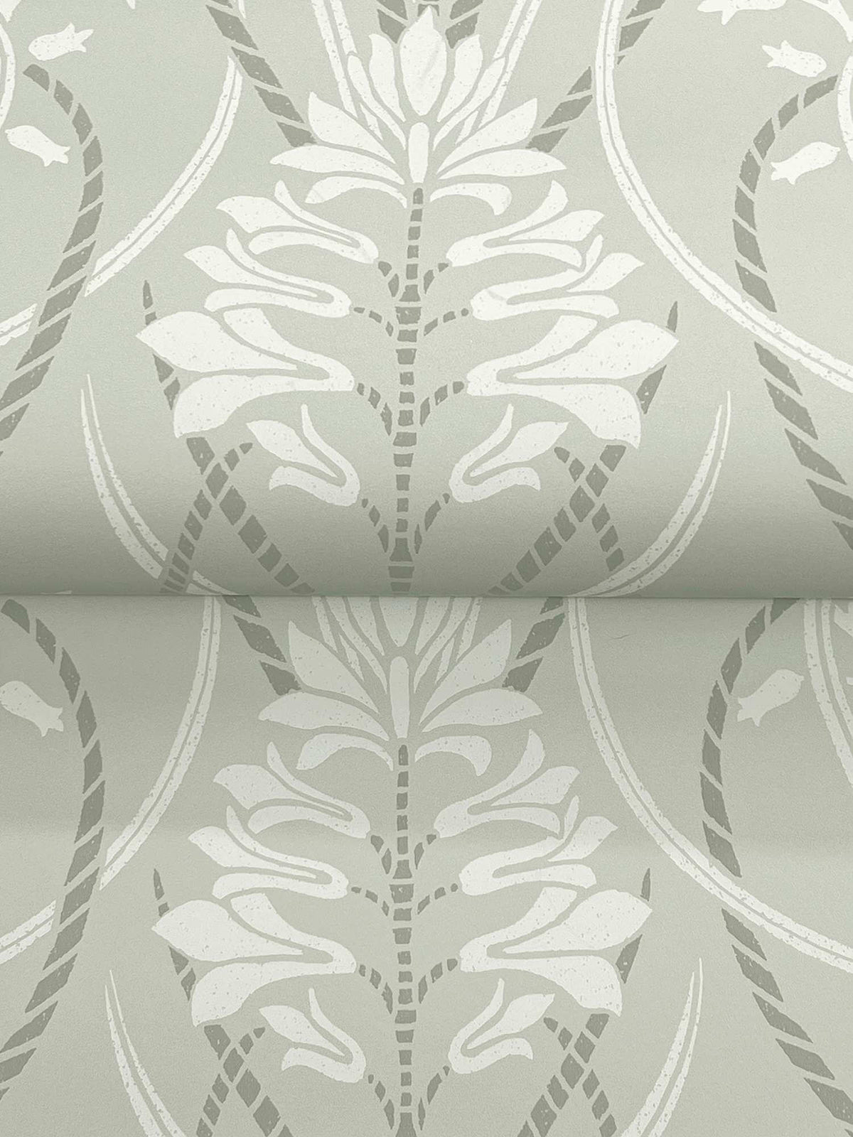 A-Street Prints Moderne Deco Rosalind Wallpaper - Sage