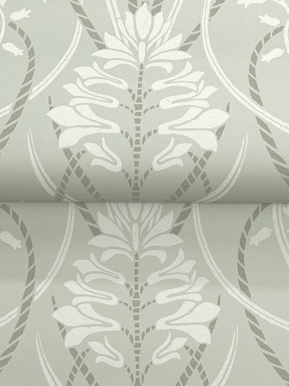 A-Street Prints Moderne Deco Rosalind Wallpaper - Sage