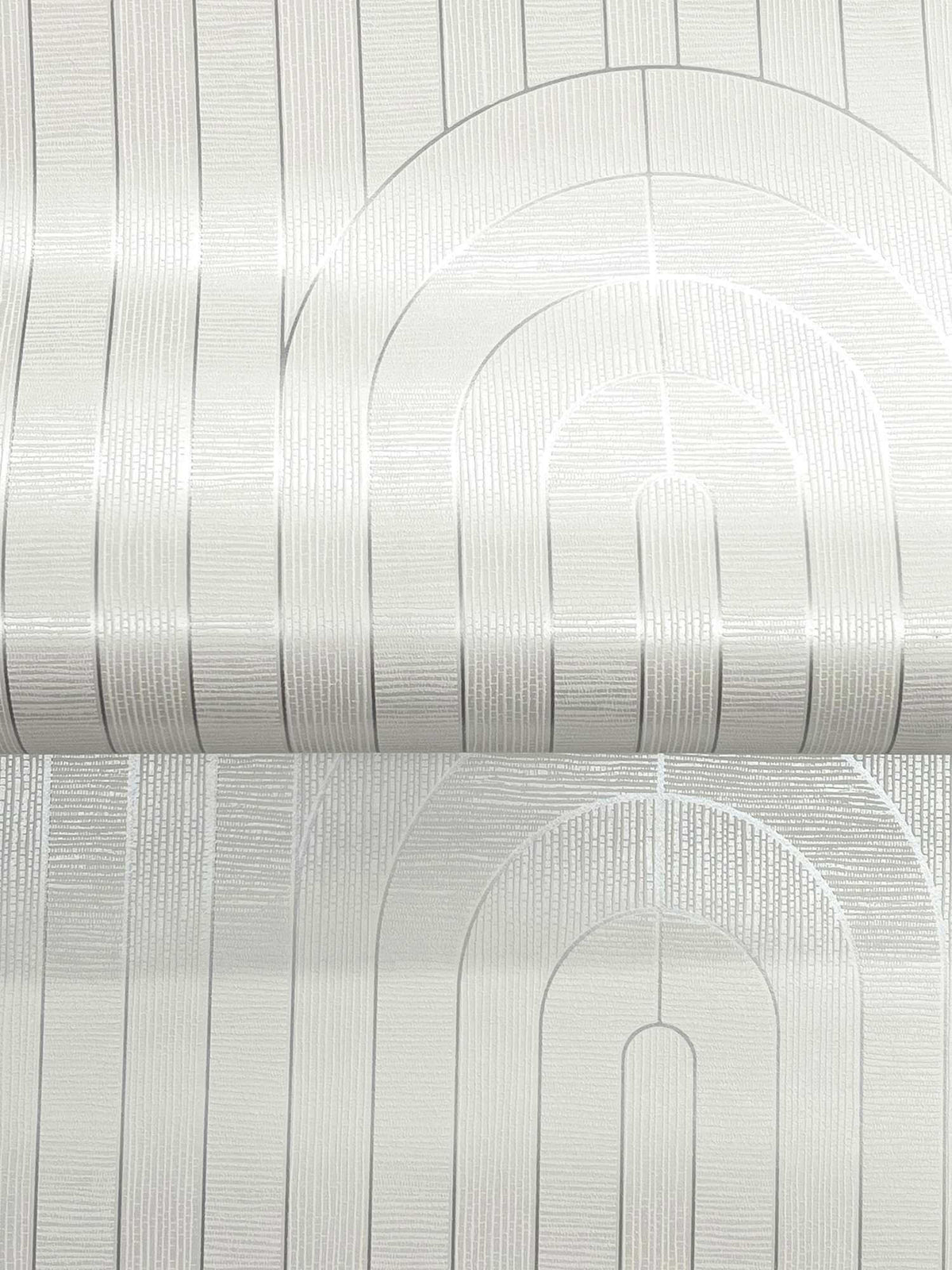 A-Street Prints Moderne Deco Declan Arches Wallpaper - Dove