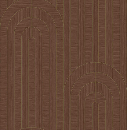 A-Street Prints Moderne Deco Declan Wallpaper Sample - Maroon