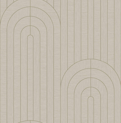 A-Street Prints Moderne Deco Declan Wallpaper Sample - Neutral