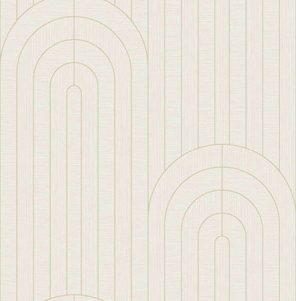 A-Street Prints Moderne Deco Declan Wallpaper Sample - Ivory