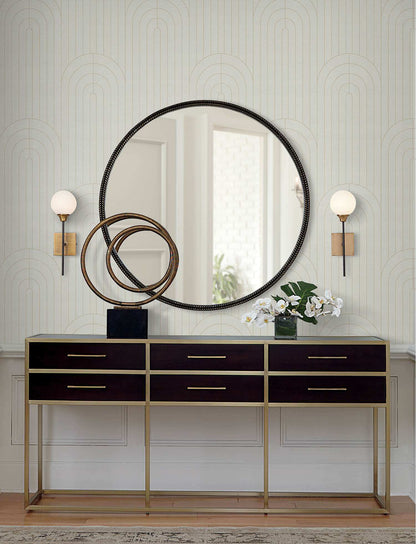 A-Street Prints Moderne Deco Declan Wallpaper Sample - Ivory
